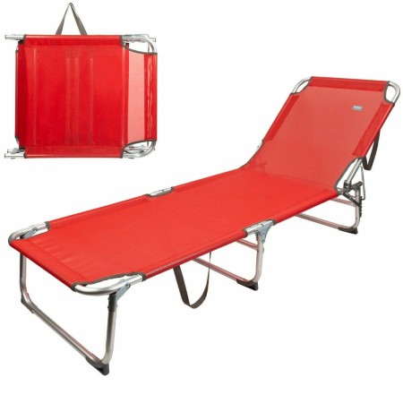 Tumbona de playa Colorbaby Rojo 188 x 58 x 30 cm