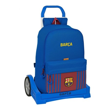 Mochila Escolar con Ruedas F.C. Barcelona 31 x 47 x 15 cm