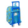 Mochila Escolar con Ruedas Minions Minionstatic Azul 22 x 28 x 10 cm