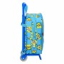 Mochila Escolar con Ruedas Minions Minionstatic Azul 22 x 28 x 10 cm