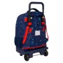 Mochila Escolar con Ruedas Spider-Man Neon Azul marino 33 x 45 x 22 cm