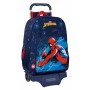 Cartable à roulettes Spider-Man Neon Blue marine 33 x 42 x 14 cm