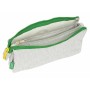 Trousse Fourre-Tout Triple Benetton Pop Gris 22 x 12 x 3 cm