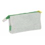 Trousse Fourre-Tout Triple Benetton Pop Gris 22 x 12 x 3 cm