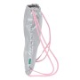 Bolsa Mochila con Cuerdas Benetton Silver Acolchado Plateado 35 x 40 x 1 cm