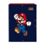 Carpeta Super Mario World Azul marino A4