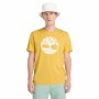 Camiseta de Manga Corta Hombre Timberland Kennebec River Tree Logo Short Amarillo