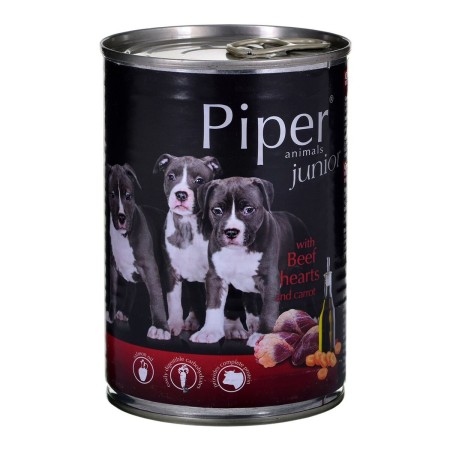 Comida húmeda Dolina Noteci Piper Junior beef Ternera Zanahoria 400 g