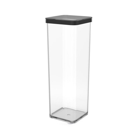 Cubo contenedor Rotho Negro Transparente Silicona Plástico