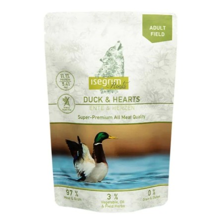 Alimentation humide Isegrim Adult Duck 410 g