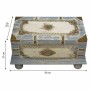 Coffre Alexandra House Living Gris Bois de manguier 28 x 27 x 50 cm Style artisanal