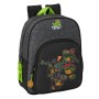 Mochila Escolar Teenage Mutant Ninja Turtles Negro Gris 27 x 33 x 10 cm