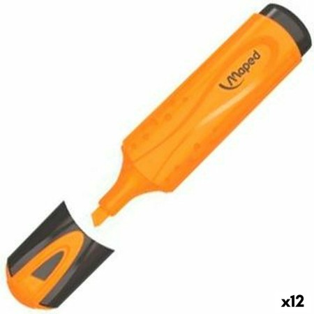 Marqueur fluorescent Maped Peps Classic Orange (12 Unités)