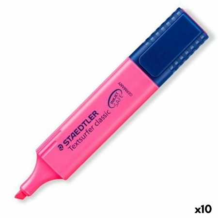 Marcador Fluorescente Staedtler Textsurfer Classic Fucsia 10 Unidades