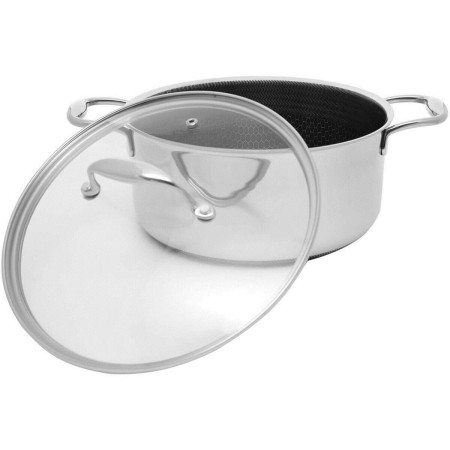 Olla con Tapa Kohersen 71104 Plateado Acero Inoxidable Aluminio Ø 24 cm 4,9 L