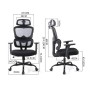 Silla de Oficina Tuckano T6 BLACK Negro