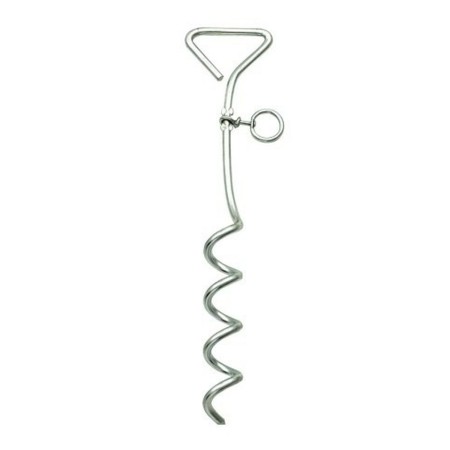 Accesorio Kerbl Spiral Stake Plata Correa para Perro