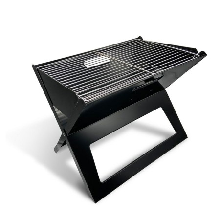 Barbacoa de Carbón con Ruedas Feel Maestro MR-1011 Negro Metal