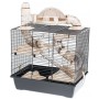 Cage INTER-ZOO Rocky + Terrace Métal Plastique