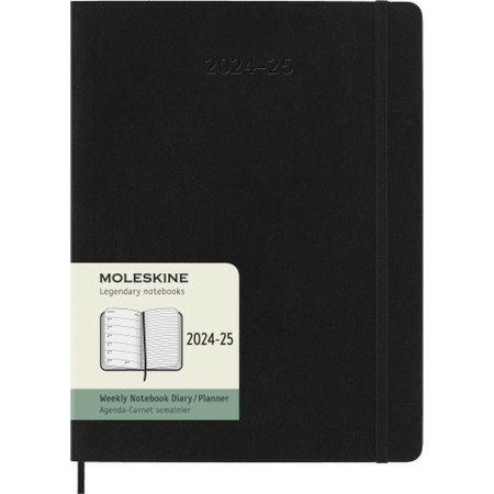 Agenda Moleskine 2024-2025 Negro