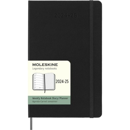 Agenda Moleskine 2024-2025 Negro