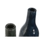 Vase Home ESPRIT Bleu Blanc Vert Gris Céramique méditerranéen 12 x 12 x 43 cm (2 Unités)