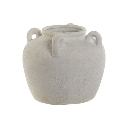 Vase Home ESPRIT Blanc Céramique méditerranéen 19 x 19 x 16 cm