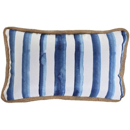 Cojín Home ESPRIT Azul Blanco 50 x 30 cm