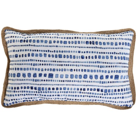 Coussin Home ESPRIT Bleu Blanc 50 x 30 cm