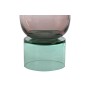 Vase Home ESPRIT Bicolore Verre 15 x 15 x 32 cm