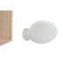 Vase Home ESPRIT Blanc Naturel Bois Verre 17 x 12 x 25 cm