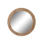 Miroir mural DKD Home Decor Marron Naturel Alpino 66 x 5 x 66 cm