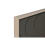 Cadre Home ESPRIT Vert Beige Gris foncé polystyrène Bois MDF Abstrait Scandinave (2 Unités)