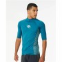 Camiseta de Manga Corta Hombre Rip Curl Waves Upf Azul