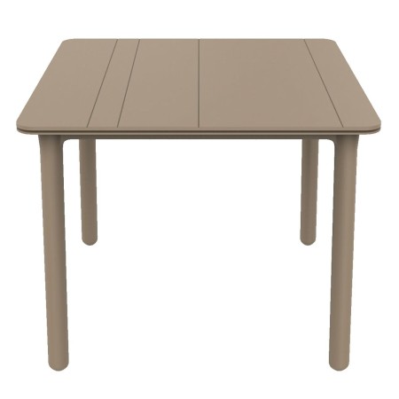 Mesa Resol Noa Beige Polipropileno Fibra de Vidrio 90 x 90 x 74 cm