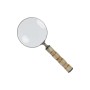 Loupe DKD Home Decor Verre Aluminium Os (10 x 2,5 x 23 cm) (2 Unités)