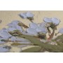 Cadre Huile Romimex Bois Toile Nature 122 x 62 x 4 cm