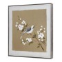 Cadre Huile Romimex Bois Toile Nature 62 x 62 x 4 cm