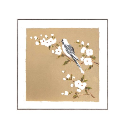 Cadre Huile Romimex Bois Toile Nature 62 x 62 x 4 cm