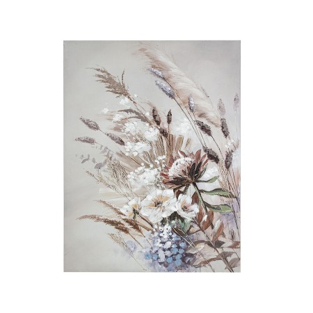 Cadre Huile Romimex Toile Fleurs 90 x 120 x 4 cm