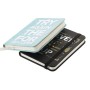 Bloc de Notes DKD Home Decor Bleu Noir (2 pcs) (9.5 x 14 x 1.5 cm)