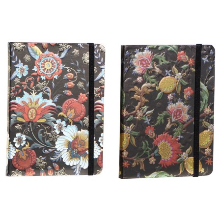 Carnet DKD Home Decor Noir (12.5 x 1 x 18 cm) (2 pcs)