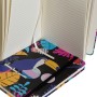 Carnet DKD Home Decor Noir Bleu (13.5 x 1 x 18 cm) (2 pcs)