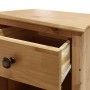 Table de Nuit Alexandra House Living Miel Chêne Métal Bois de pin 48 x 62 x 36 cm 2 tiroirs