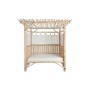 Lit de jardin DKD Home Decor Blanc Naturel 200 x 180 x 200 cm