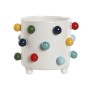 Cache-pot Home ESPRIT Blanc Multicouleur 17 x 17 x 14 cm