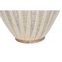 Portavelas Home ESPRIT Blanco Marrón Madera Cristal 38 x 38 x 84 cm