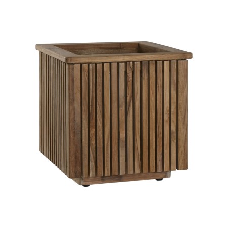 Cache-pot Home ESPRIT bois de teck 34,5 x 34,5 x 37 cm