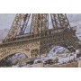 Cadre Home ESPRIT Blanc Gris Doré Paris Paillettes Loft 150 x 3 x 100 cm (2 Unités)