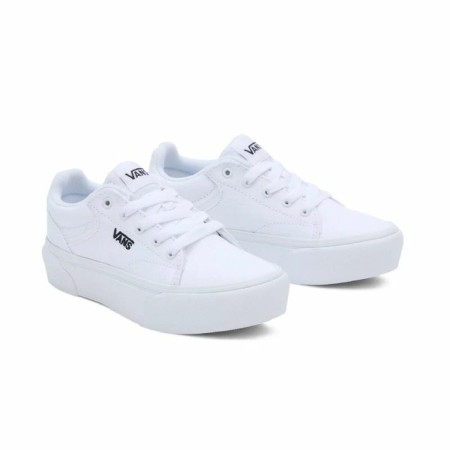 Chaussures casual enfant Vans Seldan Platform Blanc